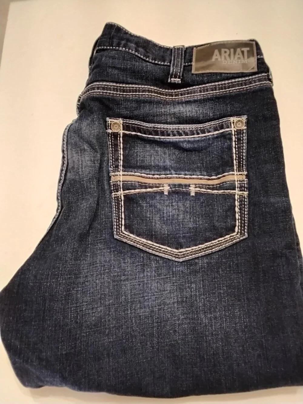 Ariat M5 Coltrane Slim Straight Jeans 40x32 Nightingale Stretch Stackable Boot